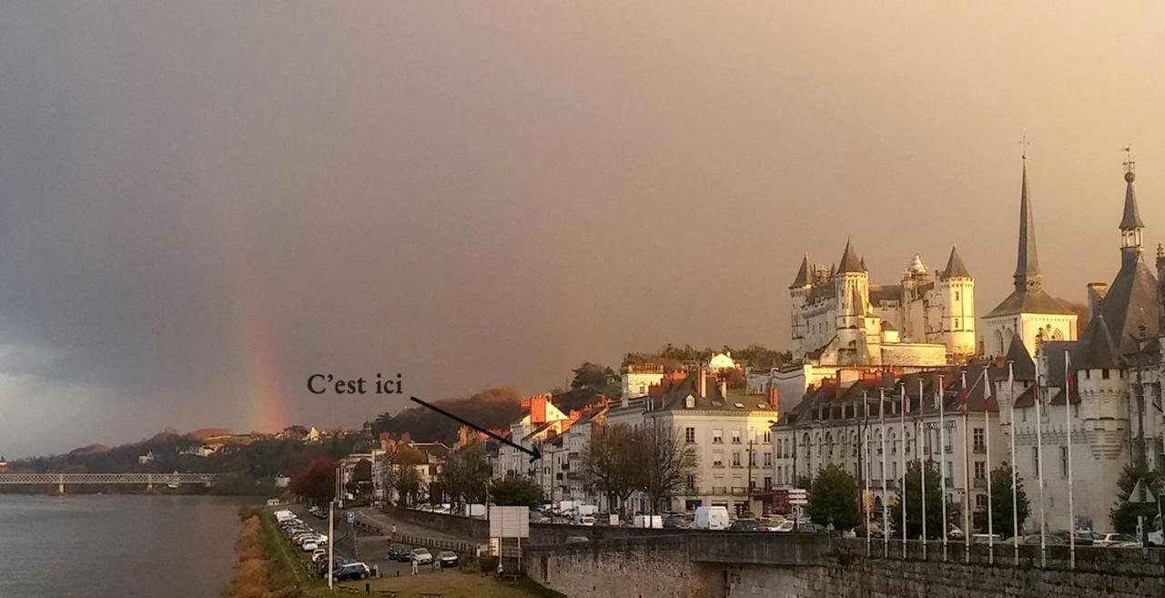 Апартаменты T2 Vue Sur Loire Local Velo Сомюр Экстерьер фото